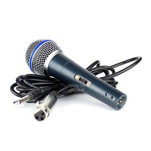 Microphone dynamique Vocal micro pour BETA-58A  PC DJ Mixer Microphones karaoké