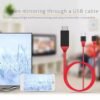 HDMI Câble HDTV Adaptateur Mâle À USB 2.0 Mâle Et Femelle HDMI HD Convertisseur Vidéo pour tous les appareils iOS