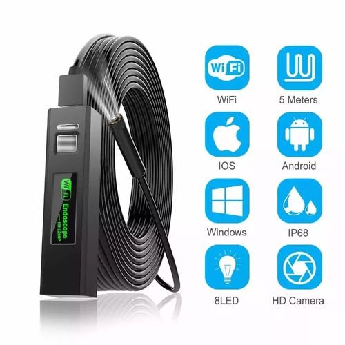 Caméra Endoscope WiFi avec Câble 5m