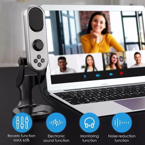 2-729.jpg ميكروفون USB مكثف لـ: PC / IOS / Android ، للألعاب الحية ، DJ ، التسجيل