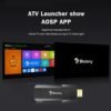 2 en 1 TV BOX Android 4K et Console de jeu vidéo 10 000 jeux avec 2 manettes
