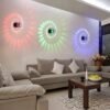 Lampe art décoratif Multicouleur forme Spirale 3W