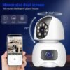 Caméra de surveillance PTZ IP HD 2MPx2/390 °