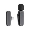 Microphone cravate pour iPhone sans fil à réduction de bruit avec baie de charge