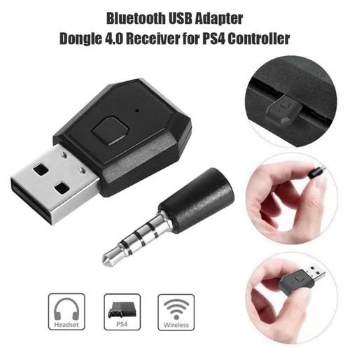 Adaptateur Bluetooth sans fil, récepteur USB, Dongle pour manette de jeu PS4