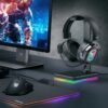 Onikuma Casque K3 de jeu stéréo filaire RGB avec micro, pour PC/PS4 PS5/Xbox/Nintendo switch