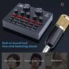 Pack Microphone de Studio avec carte son V8 Flagship et son Support Flexible