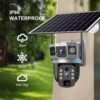 Cámara IP 4G solaire, Zoom x10 optique PTZ 12MP