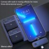 Microphone SX31 sans fil Condensateur Annulation Du Bruit pour iOS/Android /pc/pour US Android, Pc