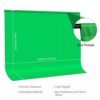 Arrière-plan de photographie, écran ChromaKey,3x2m /Vert /bleu /rouge