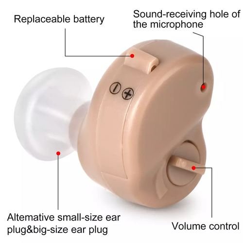 appareil auditif Portable, amplificateur de son Invisible,