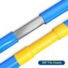 328 pièces,de tubes thermorétractables en polyoléfine