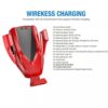 Chargeur De Voiture Sans Fil 10 W Automatique Infrarouge Induction Air Vent De Voiture Support de Téléphone Support de Montage Support de Support