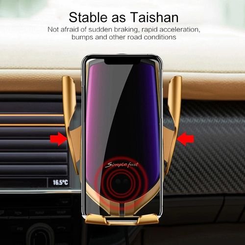 R1  QI Chargeur De Voiture Sans Fil 10 W Automatique Infrarouge Induction Air Vent De Voiture Support de Téléphone Support de Montage Support de Support