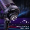 ميكروفون RGB إلى USB متوافق مع Windows/Mac/Android/iOS/+ 3 أمتار
