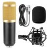 kit Microphone à condensateur BM800 + carte son V8 pour Streaming en direct, enregistrement Youtube