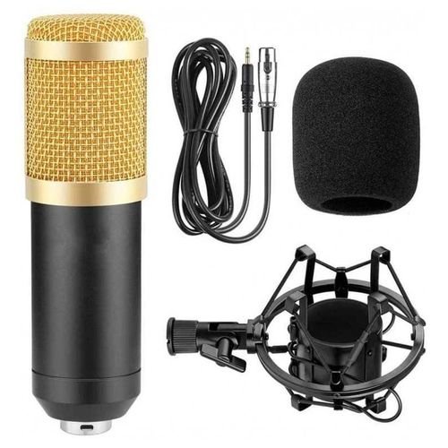 kit Microphone à condensateur BM800 + carte son V8 pour Streaming en direct, enregistrement Youtube