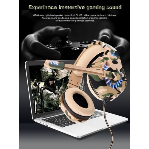 Ovleng Casque Gamer Filaire Son 7.1 Surround Gaming heaphones