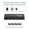 موزع فيديو 1x4 HDMI ، محول فيديو ، مضخم صوت للتلفزيون ، كمبيوتر محمول ، جهاز عرض