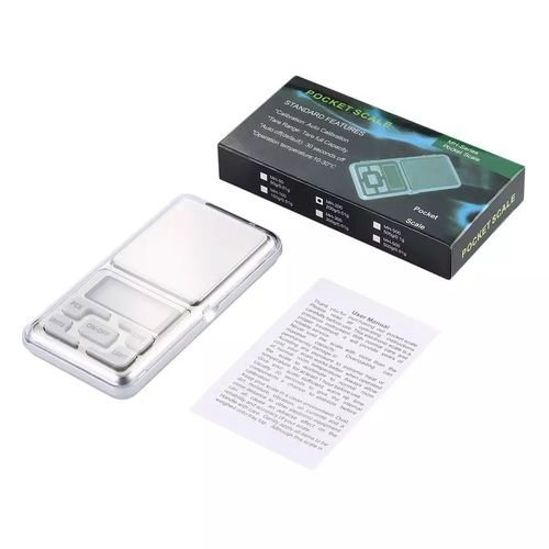 Pocket Scale Balance Electronique Numérique Pour Bijoux 500g X 0.01g  LCD - Argent