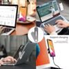 Support magnétique réglable pour ordinateur portable