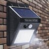 Imperméable à l'eau Solaire Lampe Motion Sensor Wall Light 20 LED IP65 Infrarouge Solaire Puissance Lampe Pour Économie D'énergie Extérieure Jardin lumière