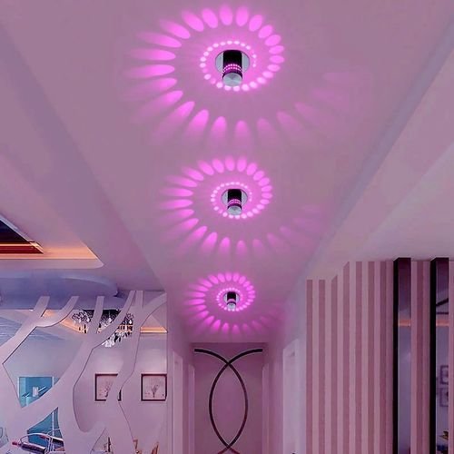 Lampe art décoratif Multicouleur forme Spirale 3W