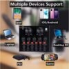 Ensemble complet de microphone   condensateur avec Carte Son