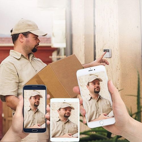 جرس باب لاسلكي بكاميرا مراقبة