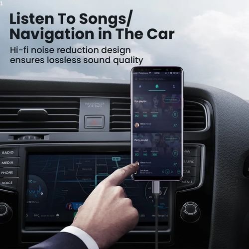 Shtel câble adaptateur répartiteur audio pour iPhone, haut-parleur de voiture,