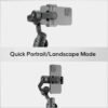 Zhiyun stabilisateur de téléphone portable trois axes gyroscope amortissement