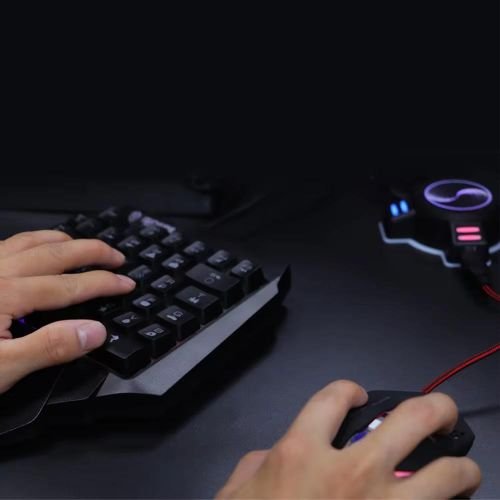 Clavier et souris de jeu mécanique avec repose-poignet, pour Android et iOS