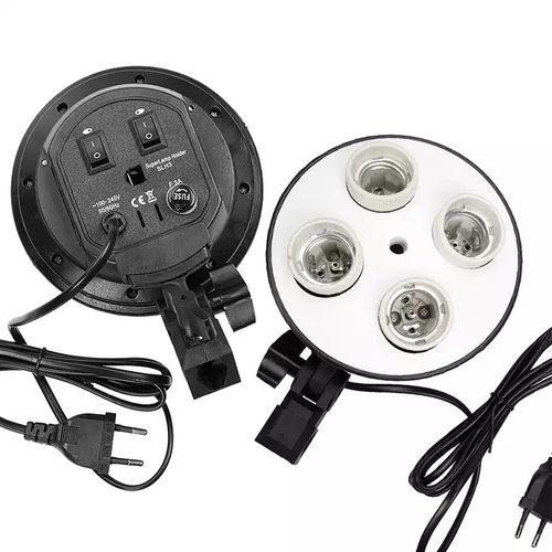 Puluz 2 Softbox 50x70cm ,8 lampes, 2 Tripied 200cm,