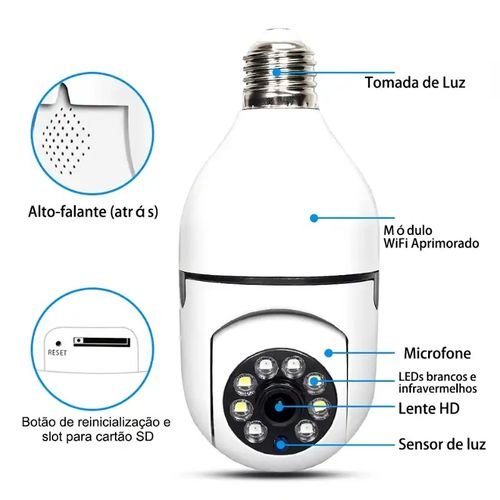 4pcs Caméra de surveillance intérieure IP WiFi HD