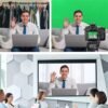 Fond Vert Green Screen 3*6M Tissu + Cadre Support Tripod Trepied 3M