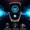 Chargeur Sans Fil Voiture Rapide Chargeur Auto Sans Fil Qi Support Téléphone Voiture Chargeur auto sans fil pour iPhone  X / Xmax / 8 / 8 Plus Samsung Galaxy S9 S7 Edge S6 Edge S8