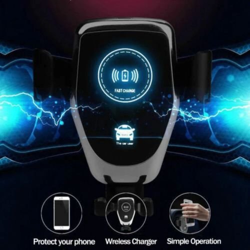 Chargeur Sans Fil Voiture Rapide Chargeur Auto Sans Fil Qi Support Téléphone Voiture Chargeur auto sans fil pour iPhone  X / Xmax / 8 / 8 Plus Samsung Galaxy S9 S7 Edge S6 Edge S8