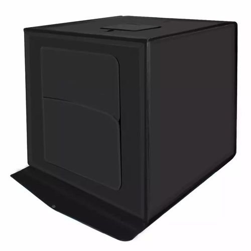 Autre استوديو محمول متعدد الإمكانات سهل الاستخدام مع إضاءة بيضاء قابلة للطي إضاءة الاستوديو طقم صندوق تصوير للصور ، الحجم: 40 سم × 40 سم × 40 سم