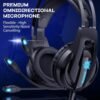 Onikuma Casque de jeu K16 RGB filaire avec micro HD