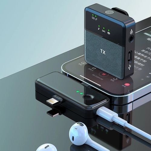 Microphone Lavalier SX31 sans fil réduction du bruit pour iOS/Android/Pc