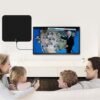 Antenne HD TV intérieure amplifiée avec un appareil TNT  pour VHF FM numérique UHF Power 40 milles