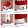diffuseur d'huile essentielle pour voiture bureau et maison rouge