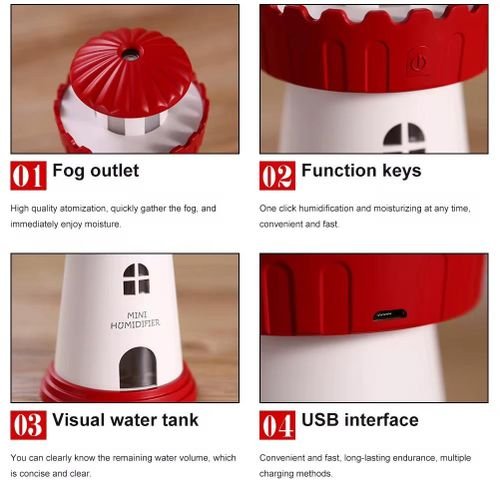 diffuseur d'huile essentielle pour voiture bureau et maison rouge