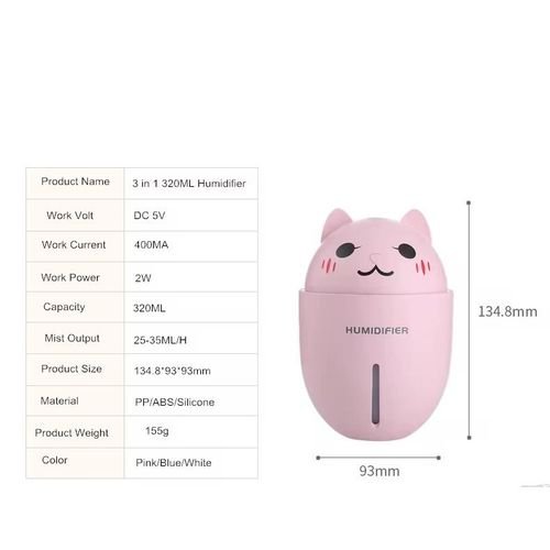 diffuseur d'huile essentielle pour voiture bureau et maison  rose