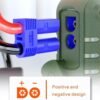 Konfulon démarreur d'urgence de saut de voiture, batterie d'alimentation, avec double sortie USB, torche LED, SOS,