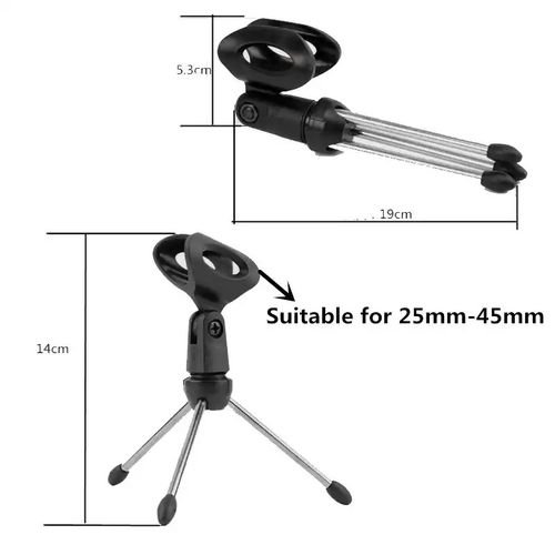 Support de Microphone de bureau pliable et réglable