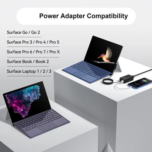 Adaptateur secteur15V 2.58A 44W pour ordinateur Microsoft Surface Book Pro 3 Pro 4 Pro 5 Pro 6