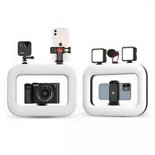 lumière annulaire RVB et stabilisateur parfait pour la photographie