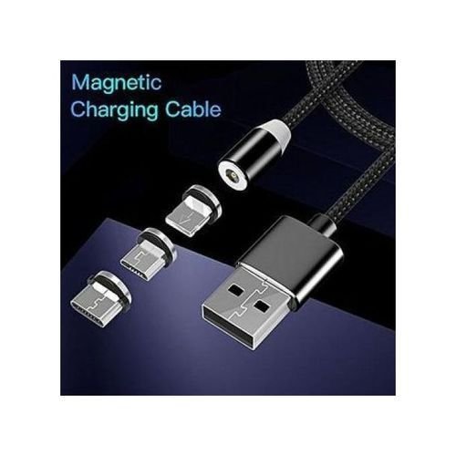 Magnetic كابل مغناطيسي لتيب س + اندرويد+ ابل