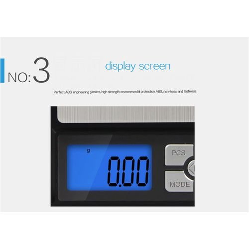 Balance numérique pour bijoux 500g x 0.01g,